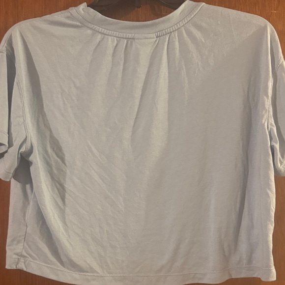 Nike Sky Blue Cropped Tee - Picture 7 of 9